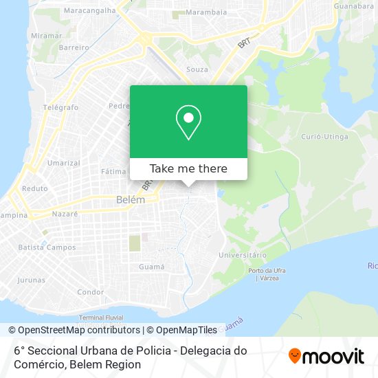 6° Seccional Urbana de Policia - Delegacia do Comércio map