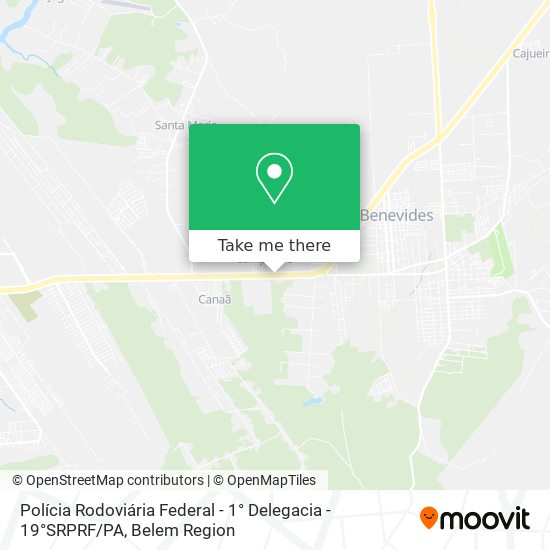 Polícia Rodoviária Federal - 1° Delegacia - 19°SRPRF / PA map