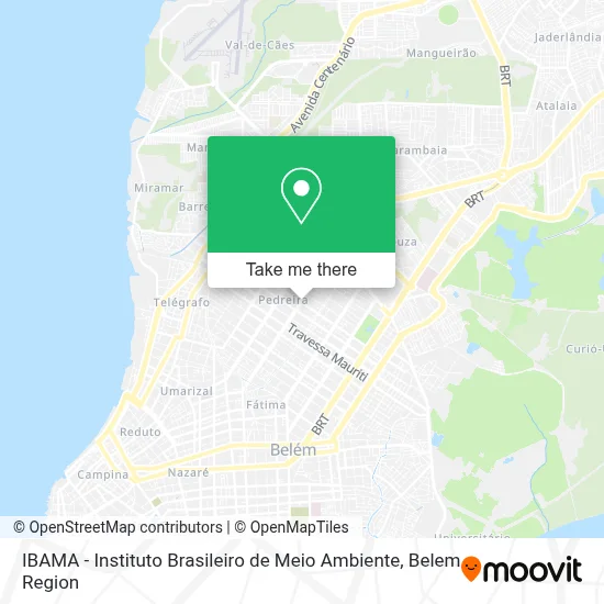 IBAMA - Instituto Brasileiro de Meio Ambiente map