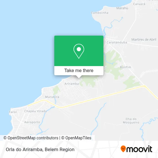 Orla do Ariramba map