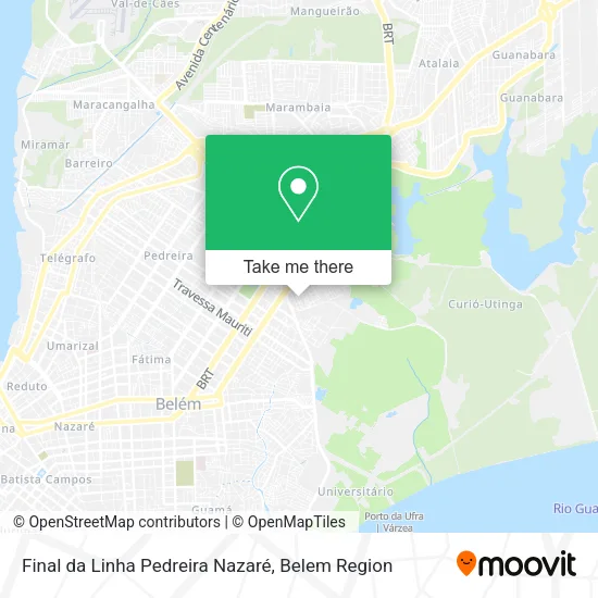 Final da Linha Pedreira Nazaré map