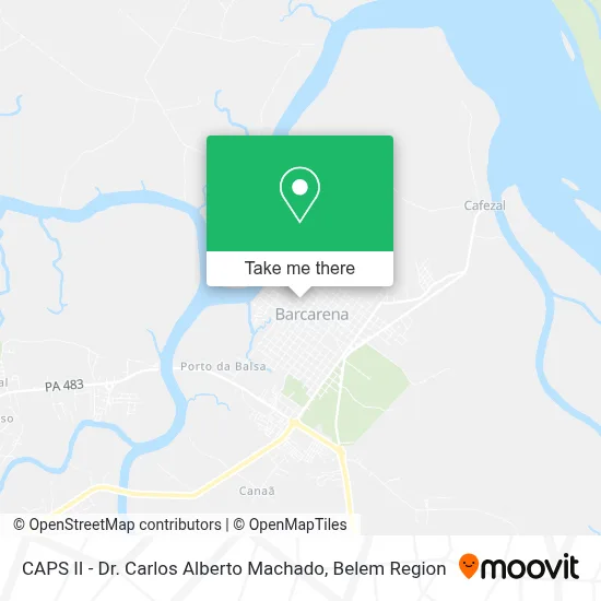 CAPS II - Dr. Carlos Alberto Machado map