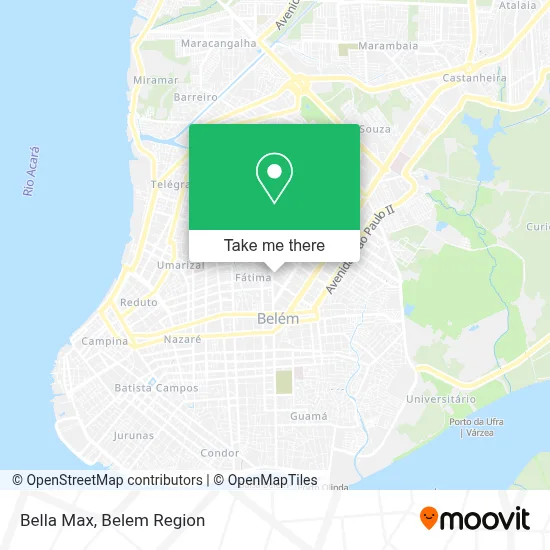Bella Max map