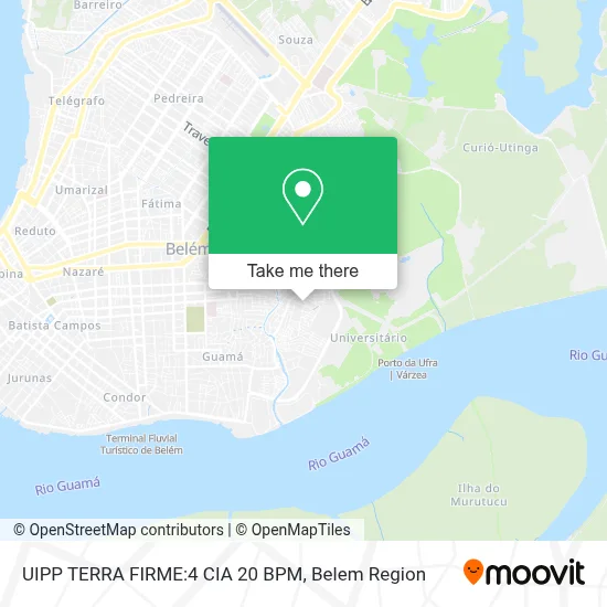 UIPP TERRA FIRME:4 CIA 20 BPM map