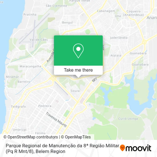 Parque Regional de Manutenção da 8ª Região Militar (Pq R Mnt / 8) map