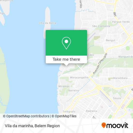 Vila da marinha map