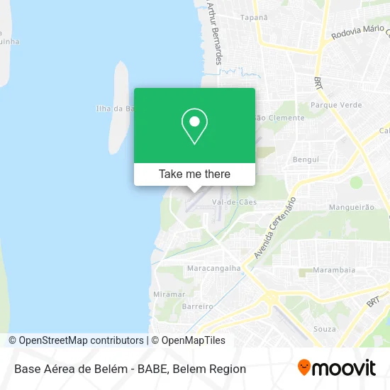 Base Aérea de Belém - BABE map