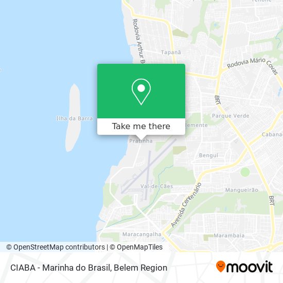 Mapa CIABA - Marinha do Brasil