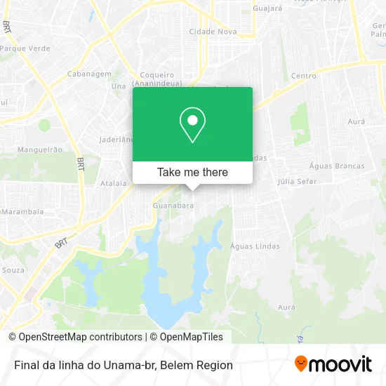 Final da linha do Unama-br map