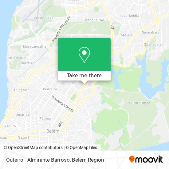 Outeiro - Almirante Barroso map