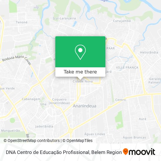 Mapa DNA Centro de Educação Profissional