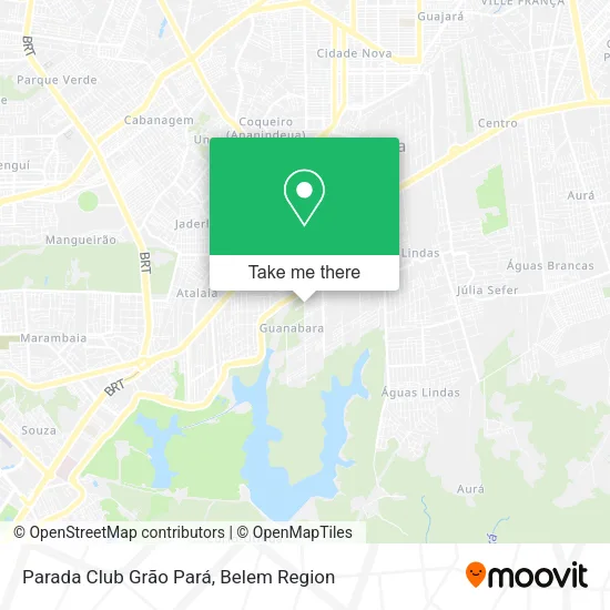 Parada Club Grão Pará map