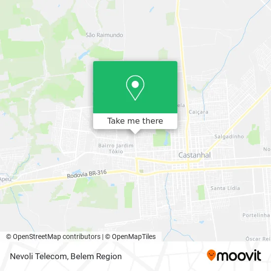 Nevoli Telecom map