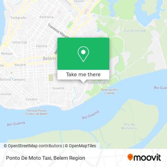 Ponto De Moto Taxi map