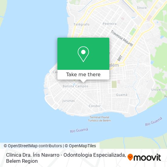 Clínica Dra. Íris Navarro - Odontologia Especializada map