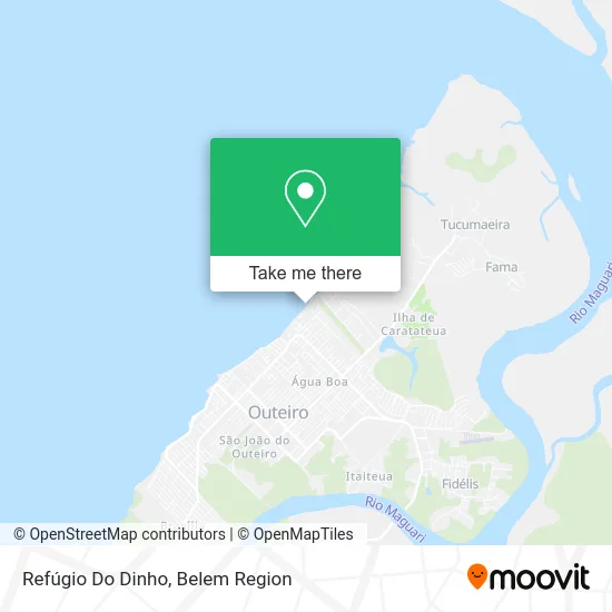 Refúgio Do Dinho map