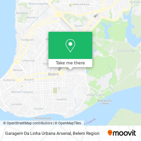 Garagem Da Linha Urbana Arsenal map