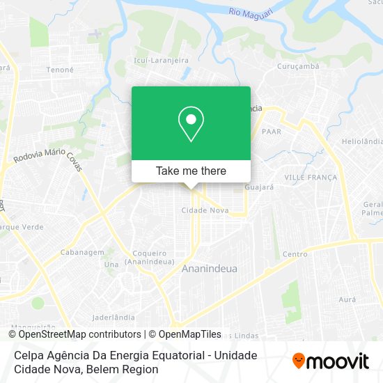 Celpa Agência Da Energia Equatorial - Unidade Cidade Nova map