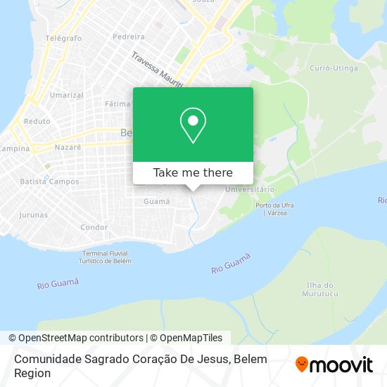 Comunidade Sagrado Coração  De Jesus map