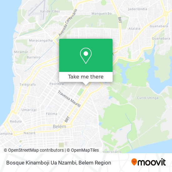 Bosque Kinamboji Ua Nzambi map