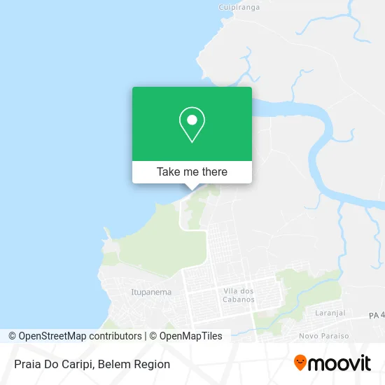 Praia Do Caripi map