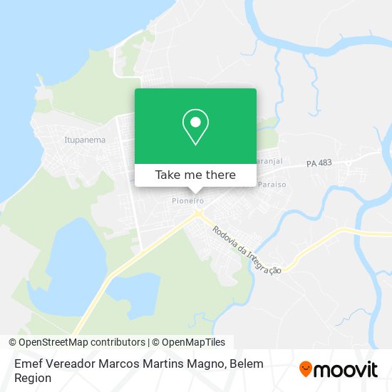 Emef Vereador Marcos Martins Magno map