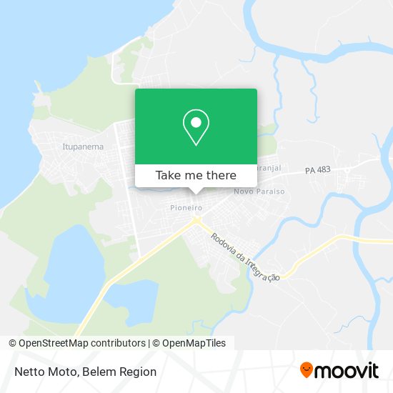 Netto Moto map