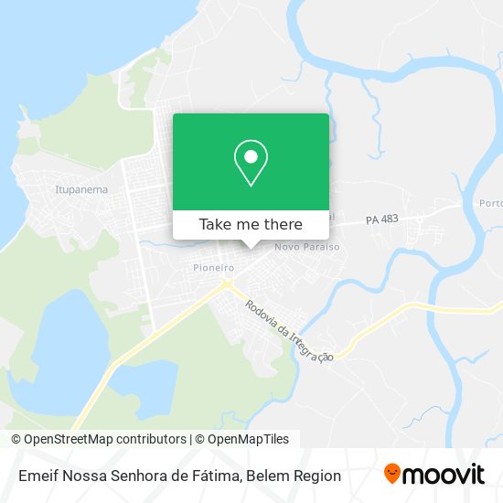 Emeif Nossa Senhora de Fátima map