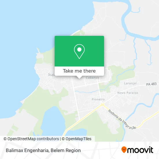 Balimax Engenharia map