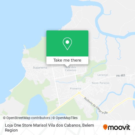 Loja One Store Marisol Vila dos Cabanos map