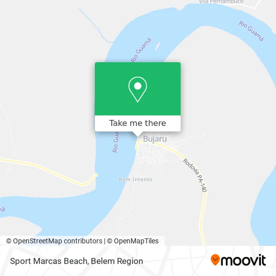 Sport Marcas Beach map