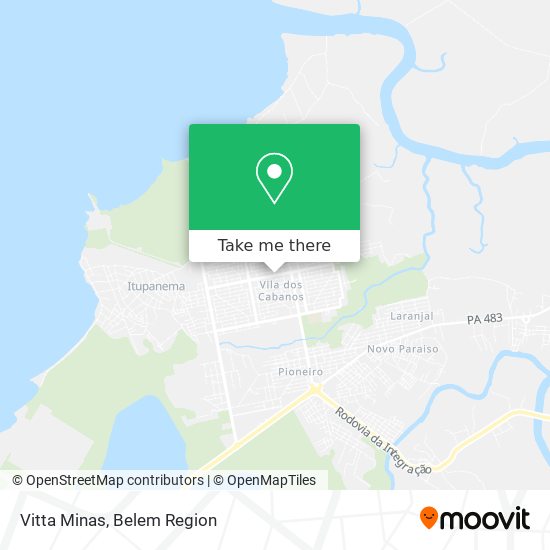 Vitta Minas map