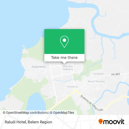 Raludi Hotel map