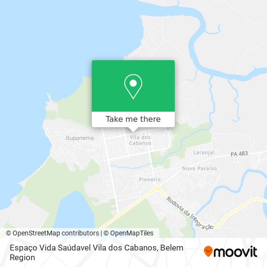 Espaço Vida Saúdavel Vila dos Cabanos map