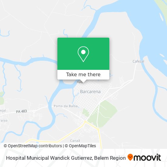 Hospital Municipal Wandick Gutierrez map