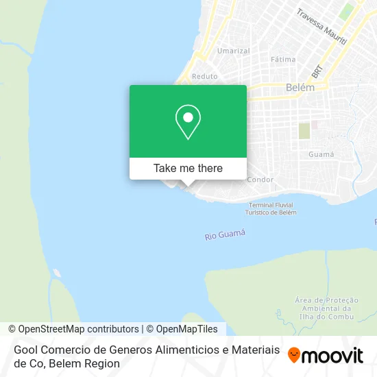 Gool Comercio de Generos Alimenticios e Materiais de Co map