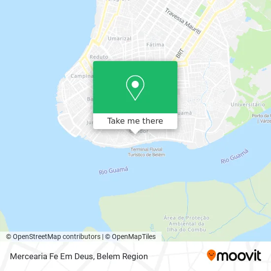 Mercearia Fe Em Deus map