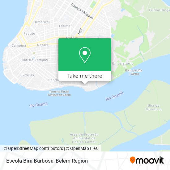 Mapa Escola Bira Barbosa