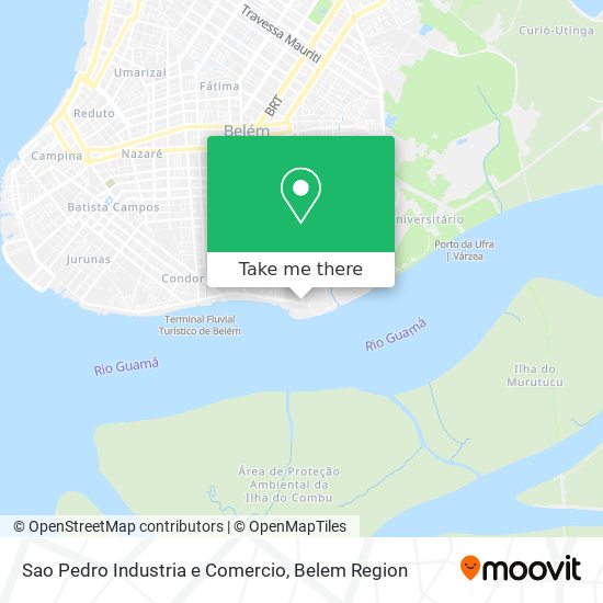 Mapa Sao Pedro Industria e Comercio