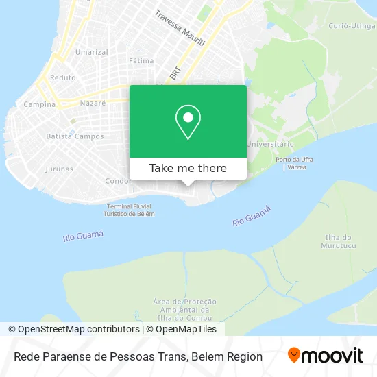 Rede Paraense de Pessoas Trans map