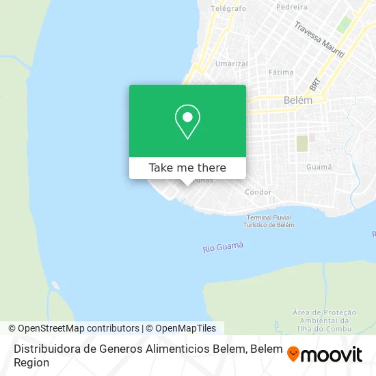 Distribuidora de Generos Alimenticios Belem map
