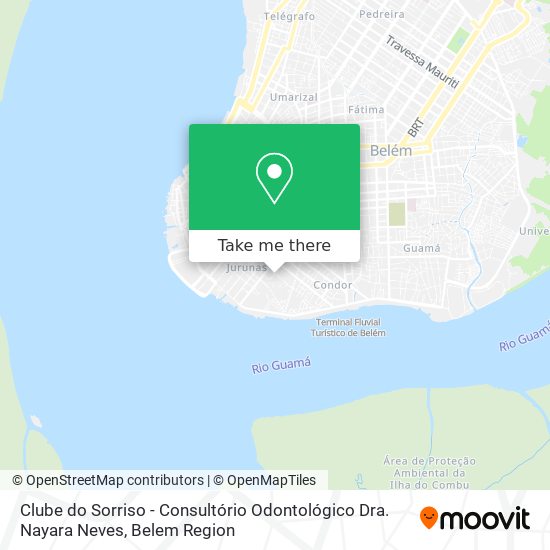 Clube do Sorriso - Consultório Odontológico Dra. Nayara Neves map