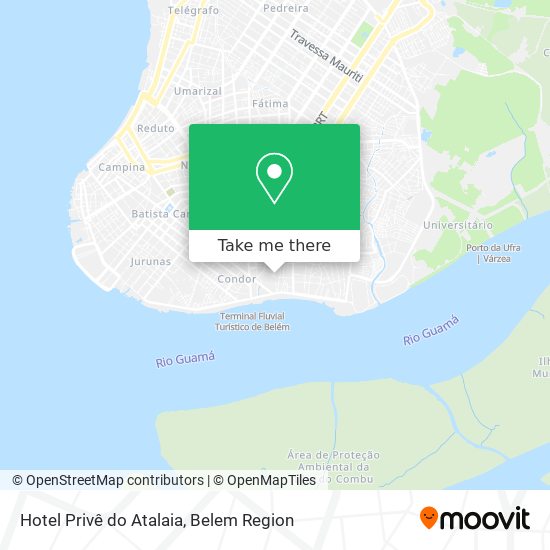 Hotel Privê do Atalaia map