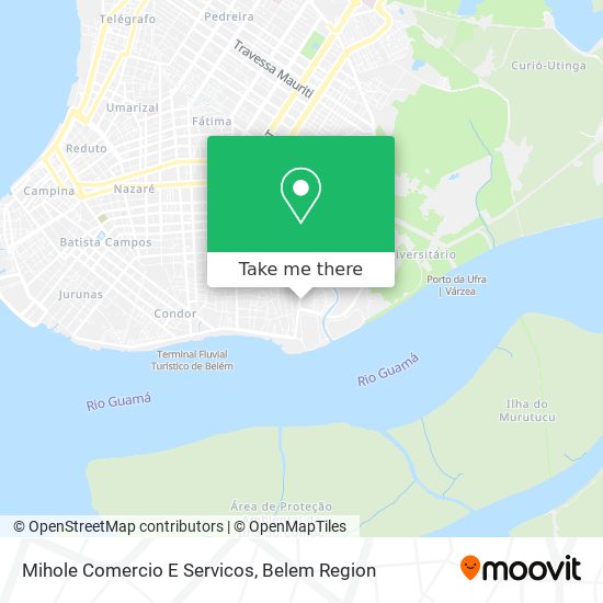 Mapa Mihole Comercio E Servicos