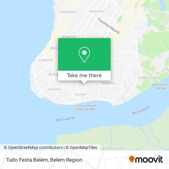 Tudo Festa Belém map