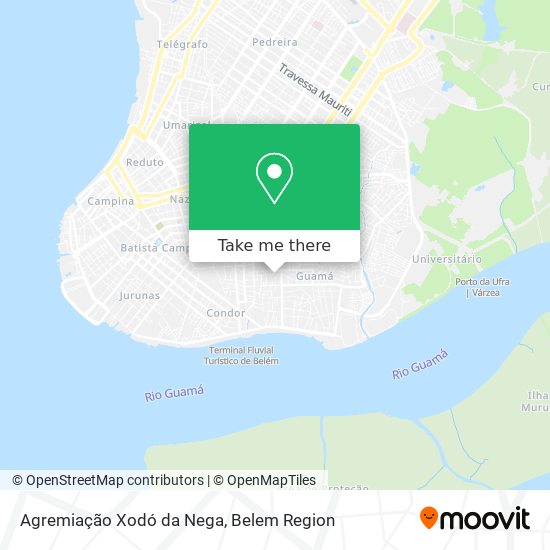 Agremiação Xodó da Nega map