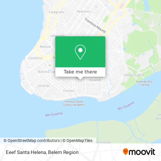 Eeef Santa Helena map