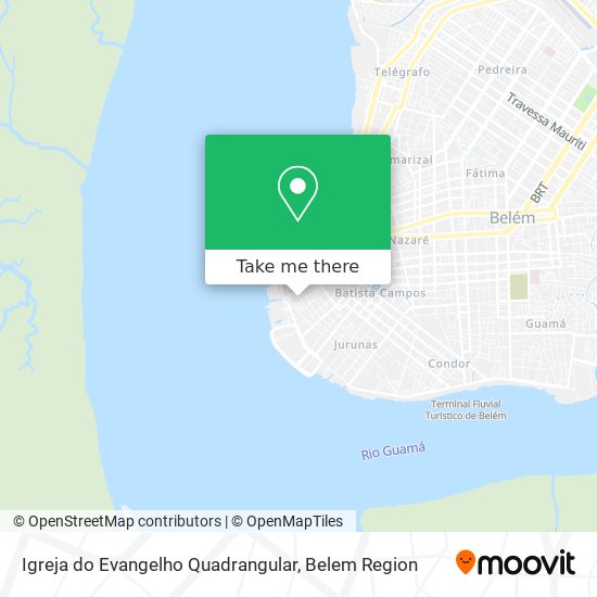 Igreja do Evangelho Quadrangular map