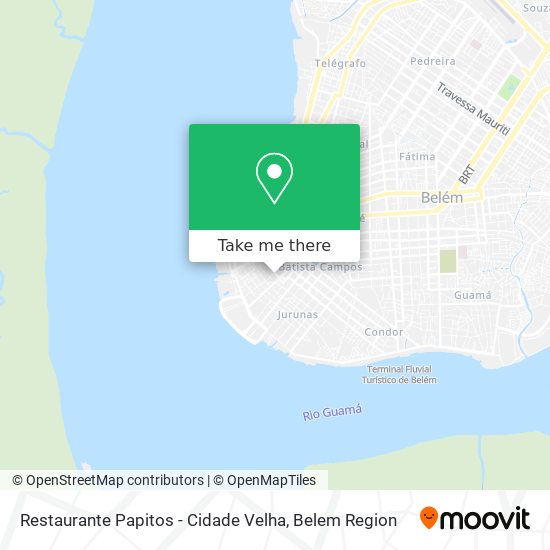 Mapa Restaurante Papitos - Cidade Velha