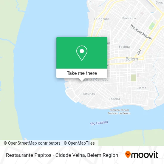 Restaurante Papitos - Cidade Velha map